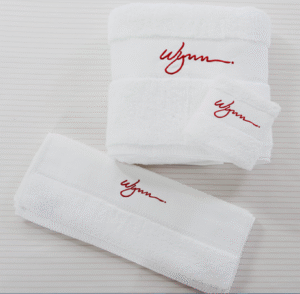 100% Cotton 16S Towel Set For Wynn Hotel