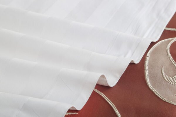 3Cm Satin Stripe 100% Cotton Hotel Bed Linen