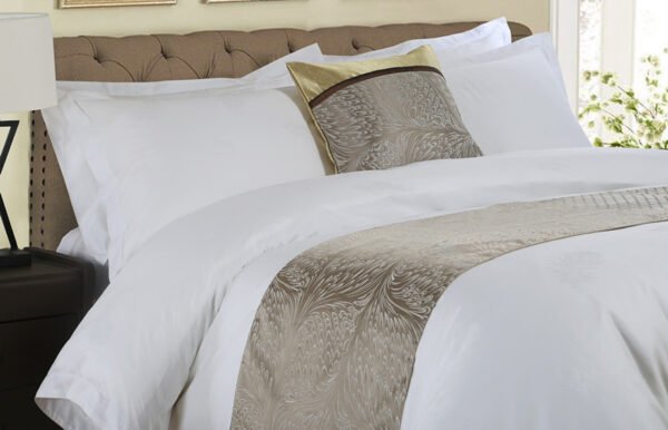 Feather Jacquard Weave 100% Cotton 300Tc60S Hotel Bedding Set