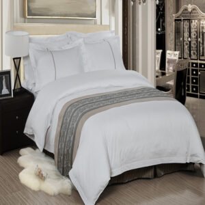 60S 400Tc 100% Cotton Bed Linen For Hotel