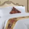 60S300Tc 10Cm Satin Stripe Bed Linen For Marriott Ottawa Hotel