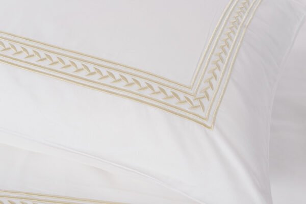 60S 400Tc Embroidery Bed Linen For Ritz Carlton Hotel