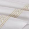 60S 400Tc Embroidery Bed Linen For Ritz Carlton Hotel
