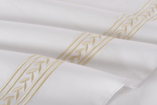 60S 400Tc Embroidery Bed Linen For Ritz Carlton Hotel