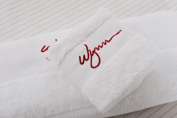 100% Cotton 16S Towel Set For Wynn Hotel