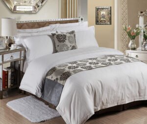 Jacquard Weave 100% Combed Cotton Hotel Bed Linen